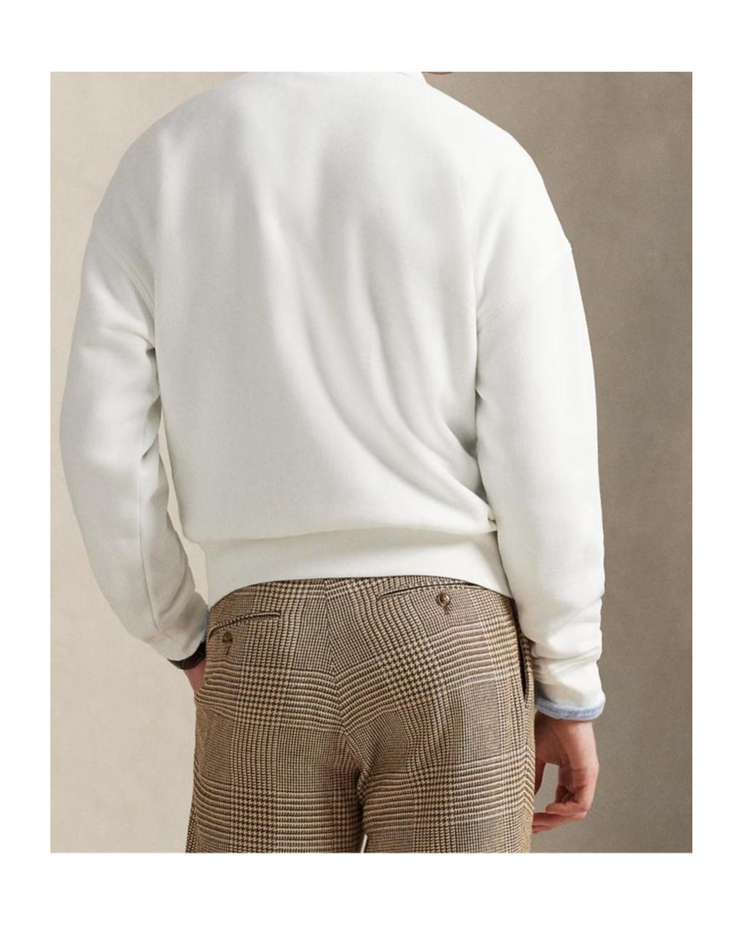 Polo Ralph Lauren White Polo Sweatshirt for men