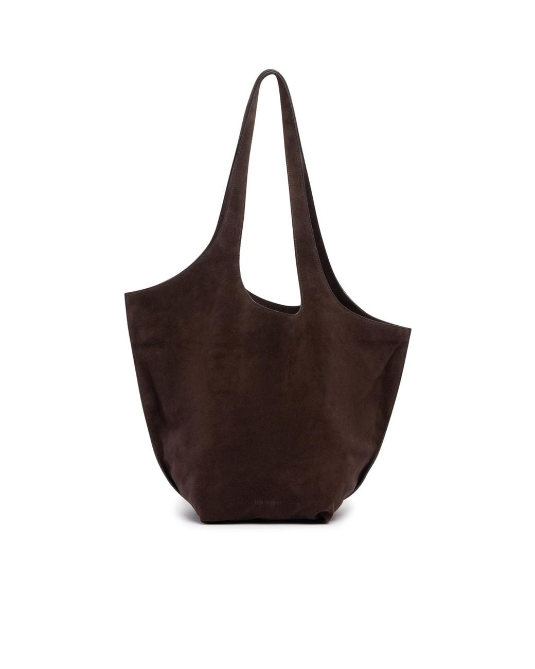 The Attico Brown The La Scoop Shoulder Bag