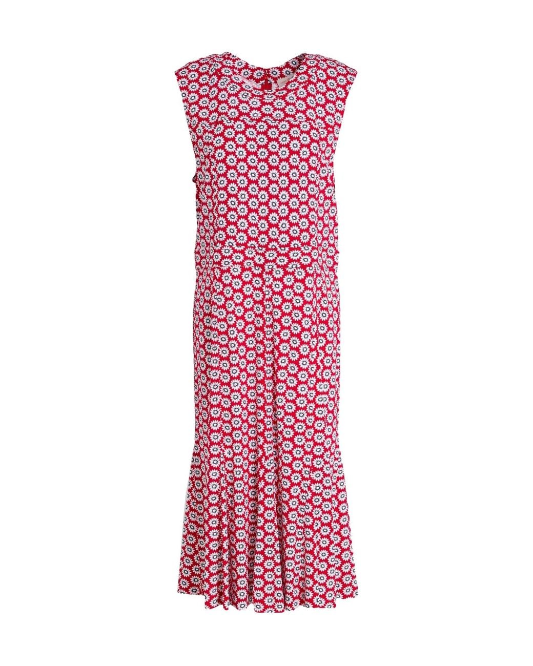 Tory Burch Pink Midi Dress
