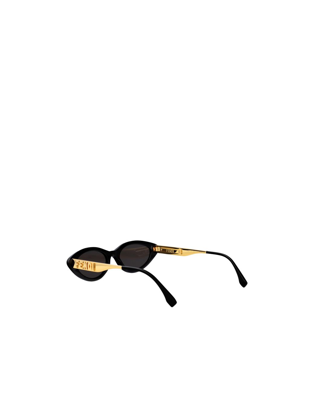 Fendi White Eyewear Cat Eye Frame Sunglasses