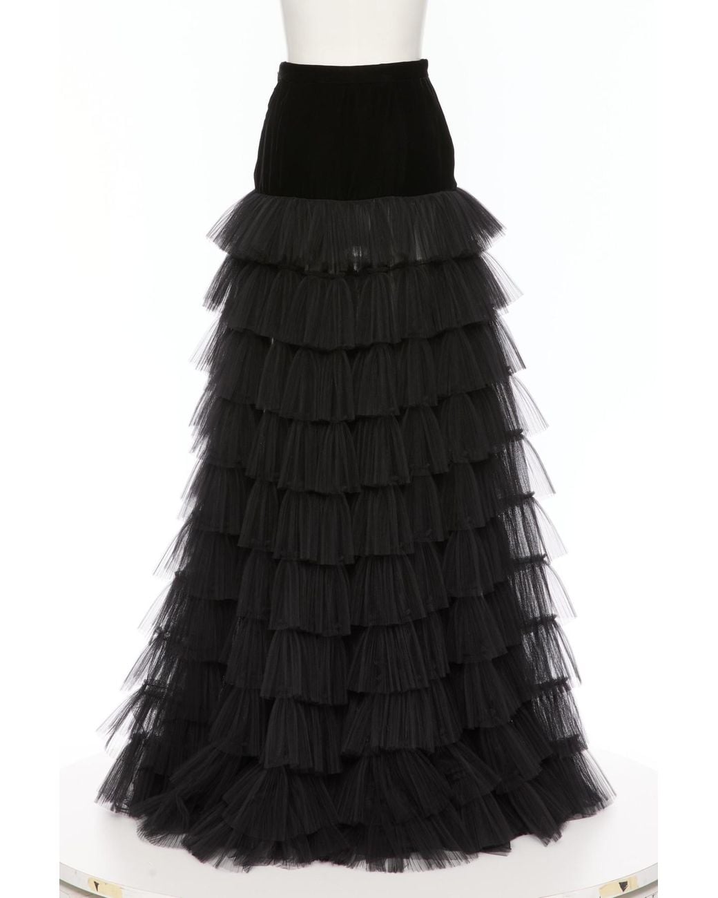 Valentino Black Long Skirt