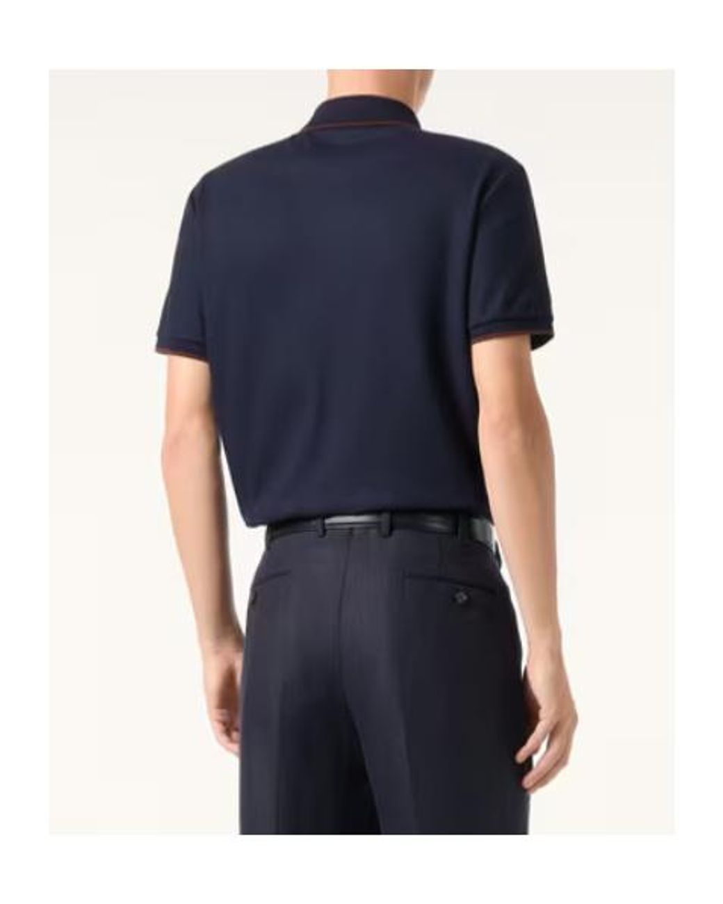 Loro Piana Blue Brentwood Polo for men