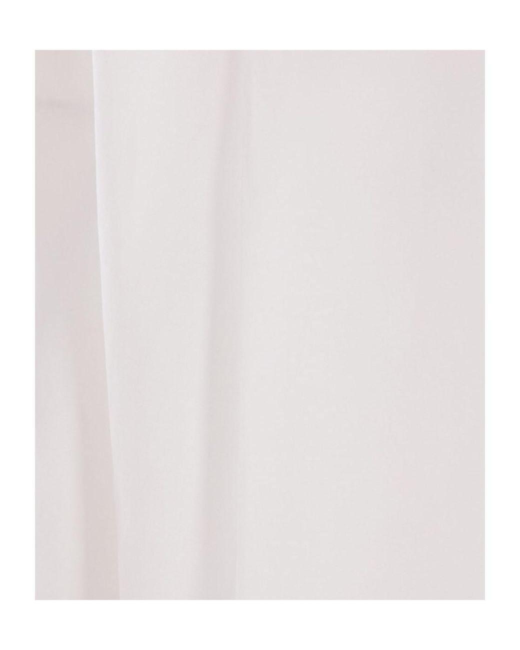 Auralee White Oversized Twill Shirt for men