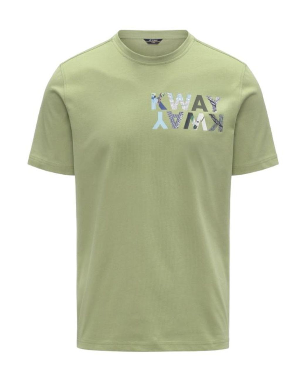K-Way Green Odom Short-Sleeved T-Shirt for men