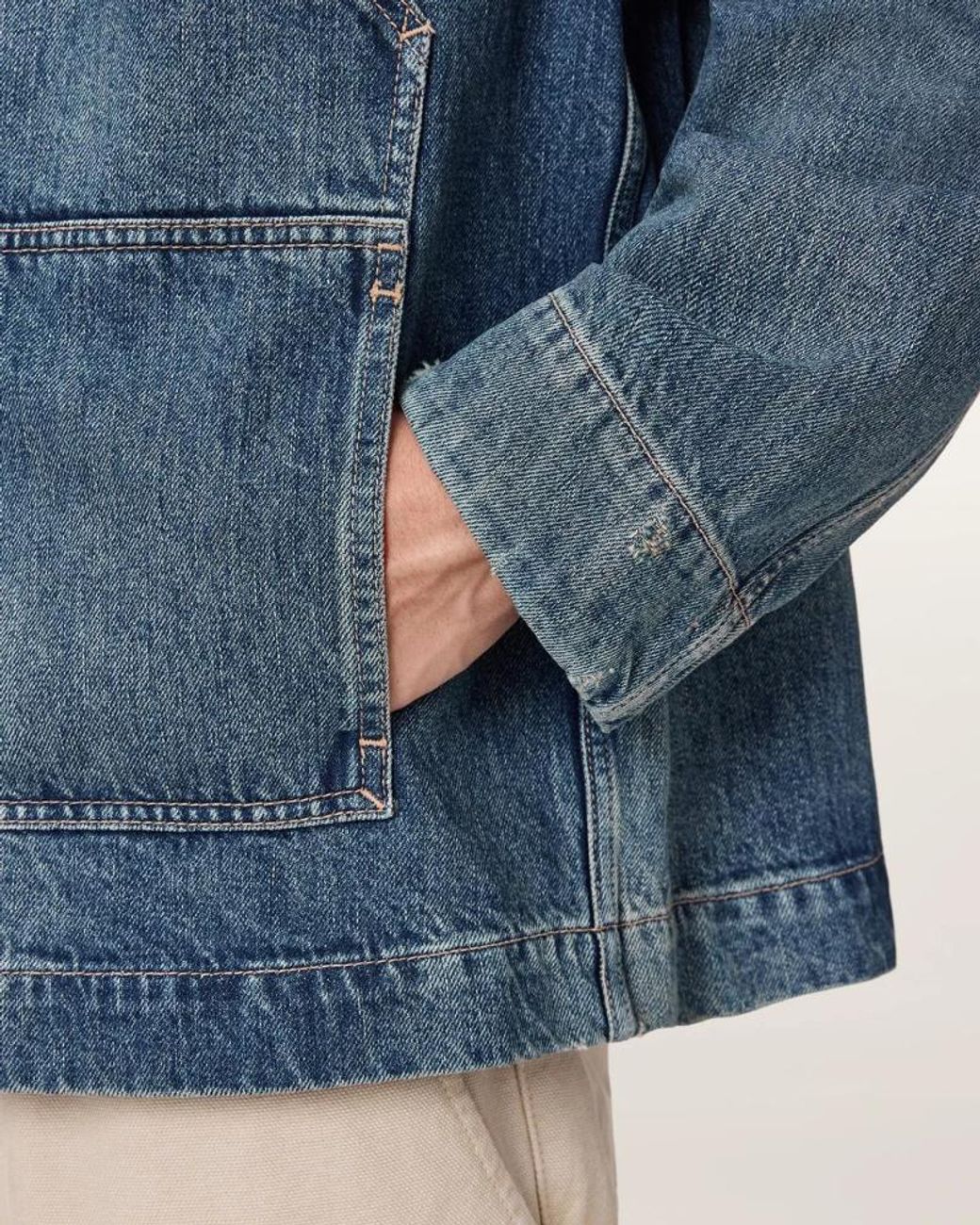 AllSaints Blue Mukesh Jacket for men