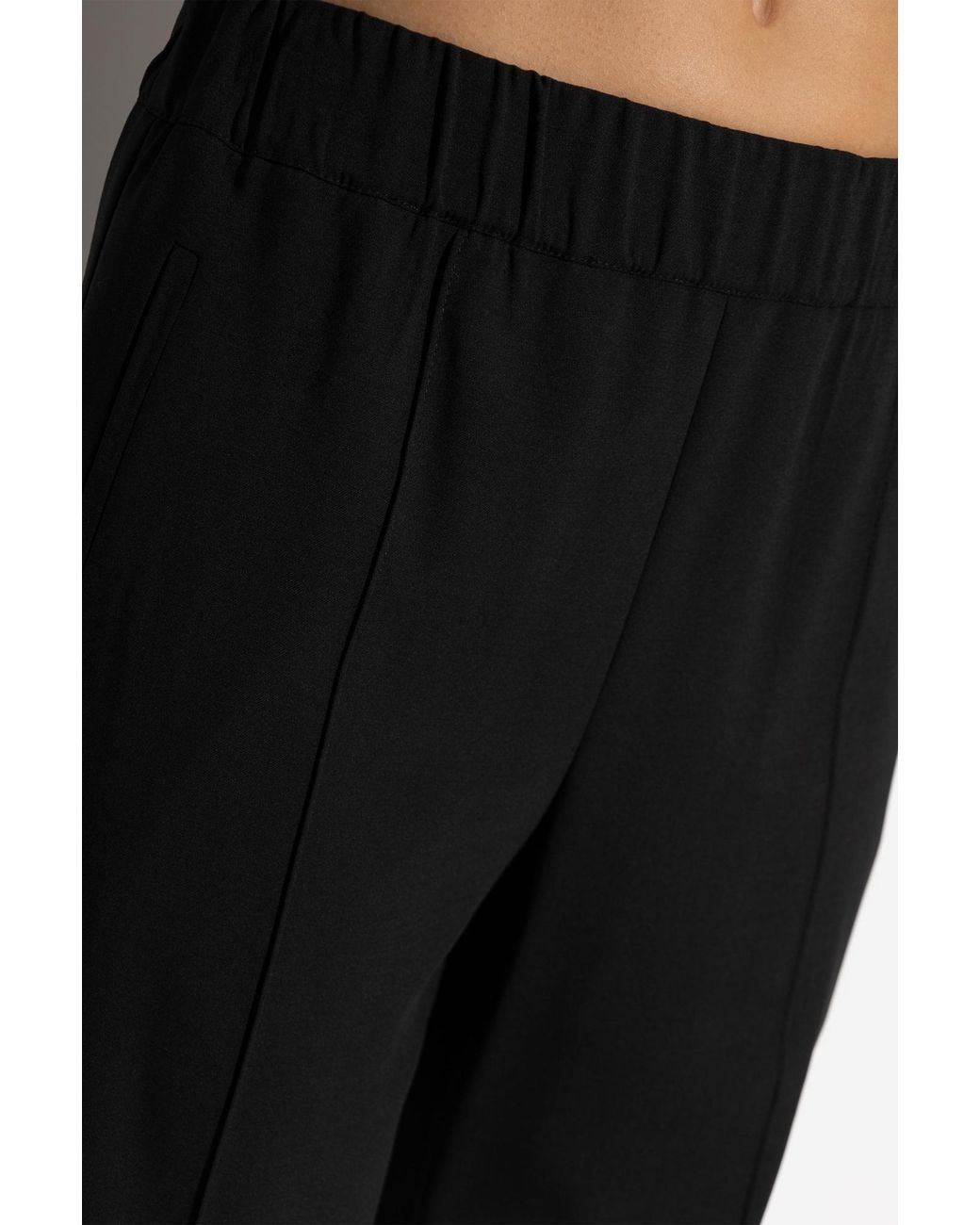 Dolce & Gabbana Black Pressed Crease Pants