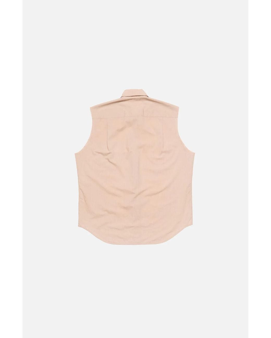 Acne Natural Chest-Pocket Sleeveless Shirt