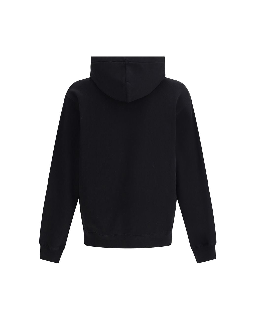Jacquemus Blue Logo Patch Long Sleeved Hoodie for men