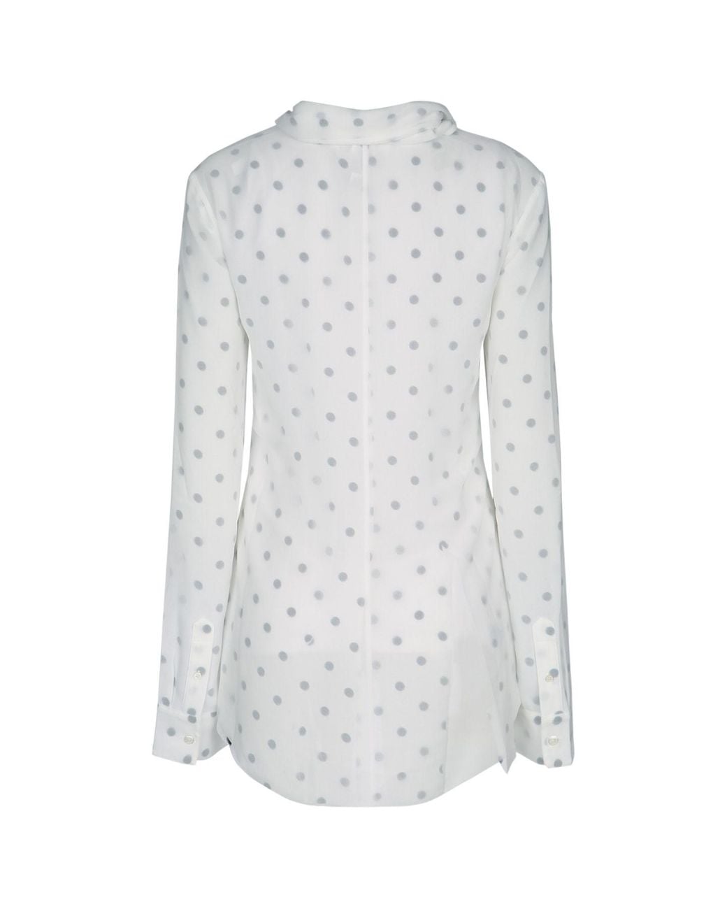 Acne White Layered Blouse