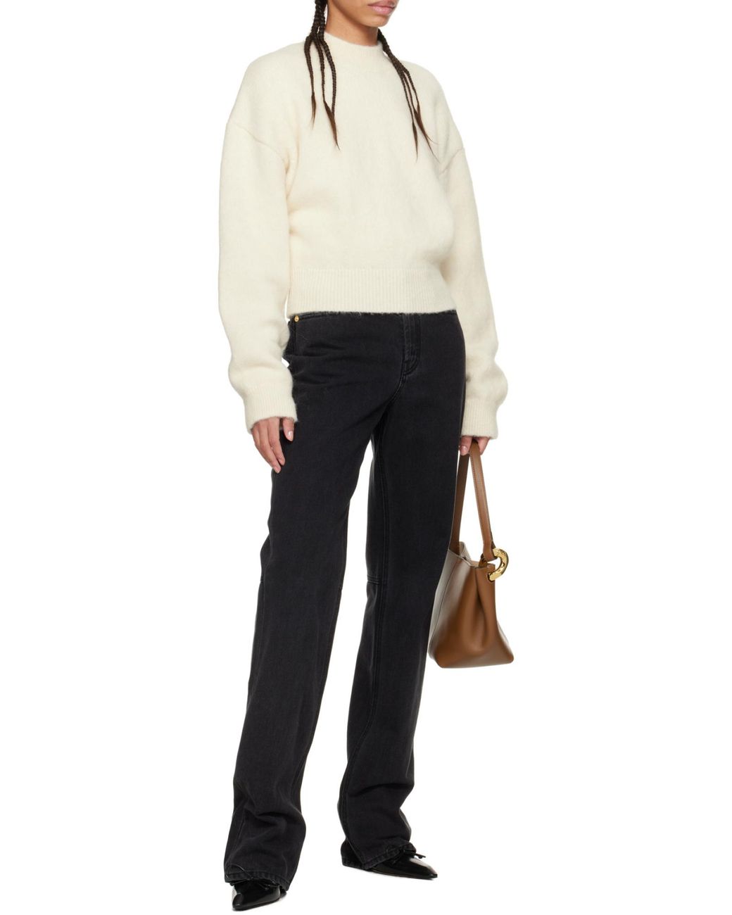 Jacquemus White La Maille Sweater