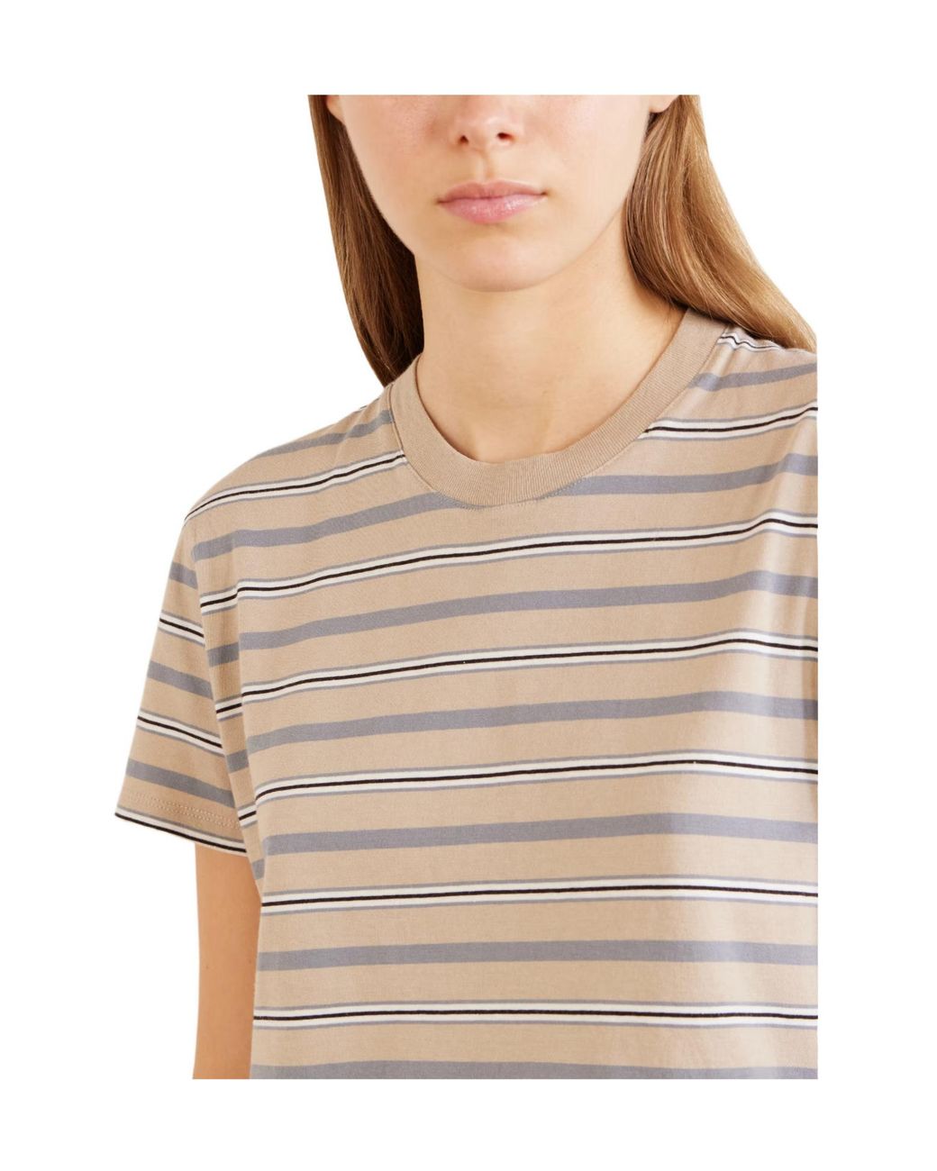 Kallmeyer White Striped Cotton-Jersey T-Shirt