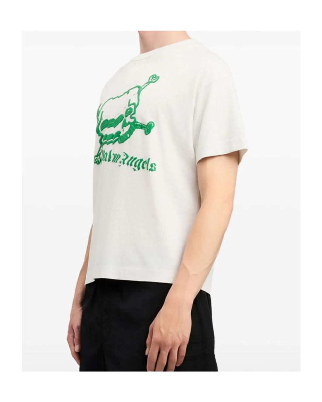 Palm Angels Multicolor Skull Graphic T-Shirt for men