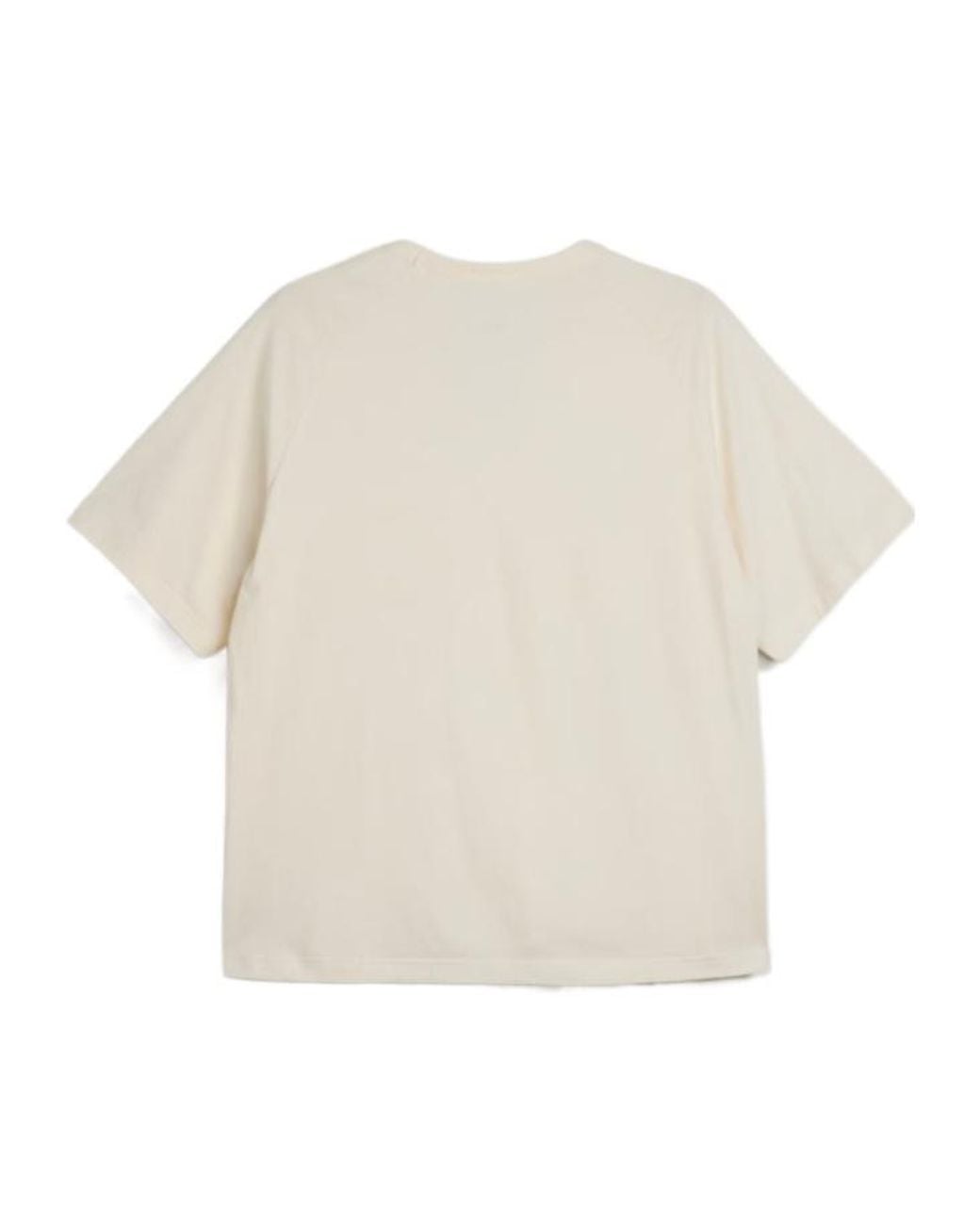 Y-3 White Boxy Short Sleeve T-Shirt for men