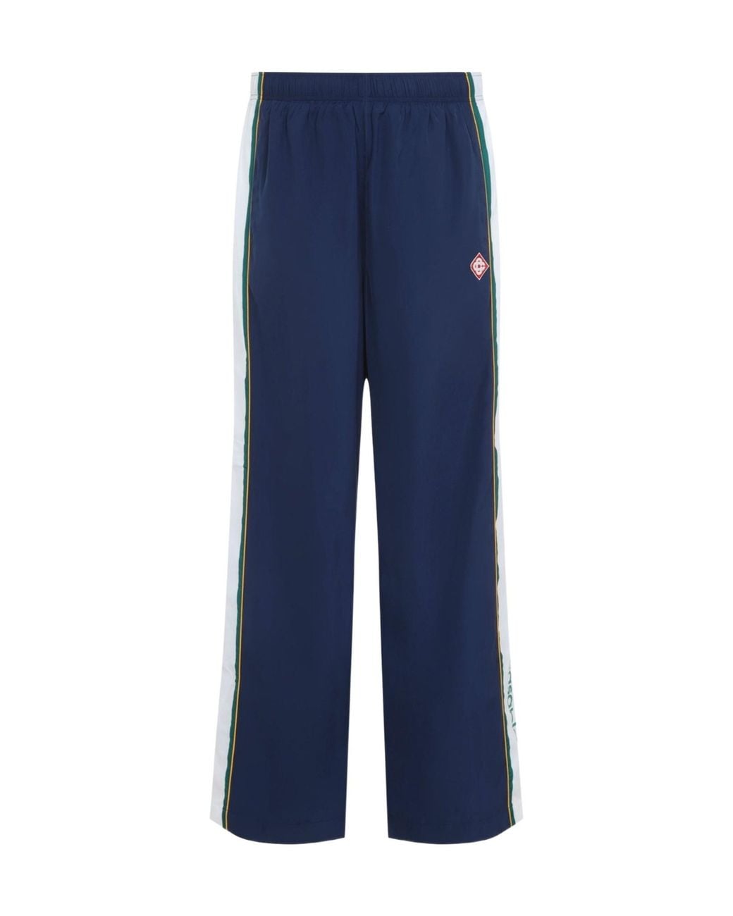 Casablanca Blue Logo-Patch Side-Stripe Track Pants for men