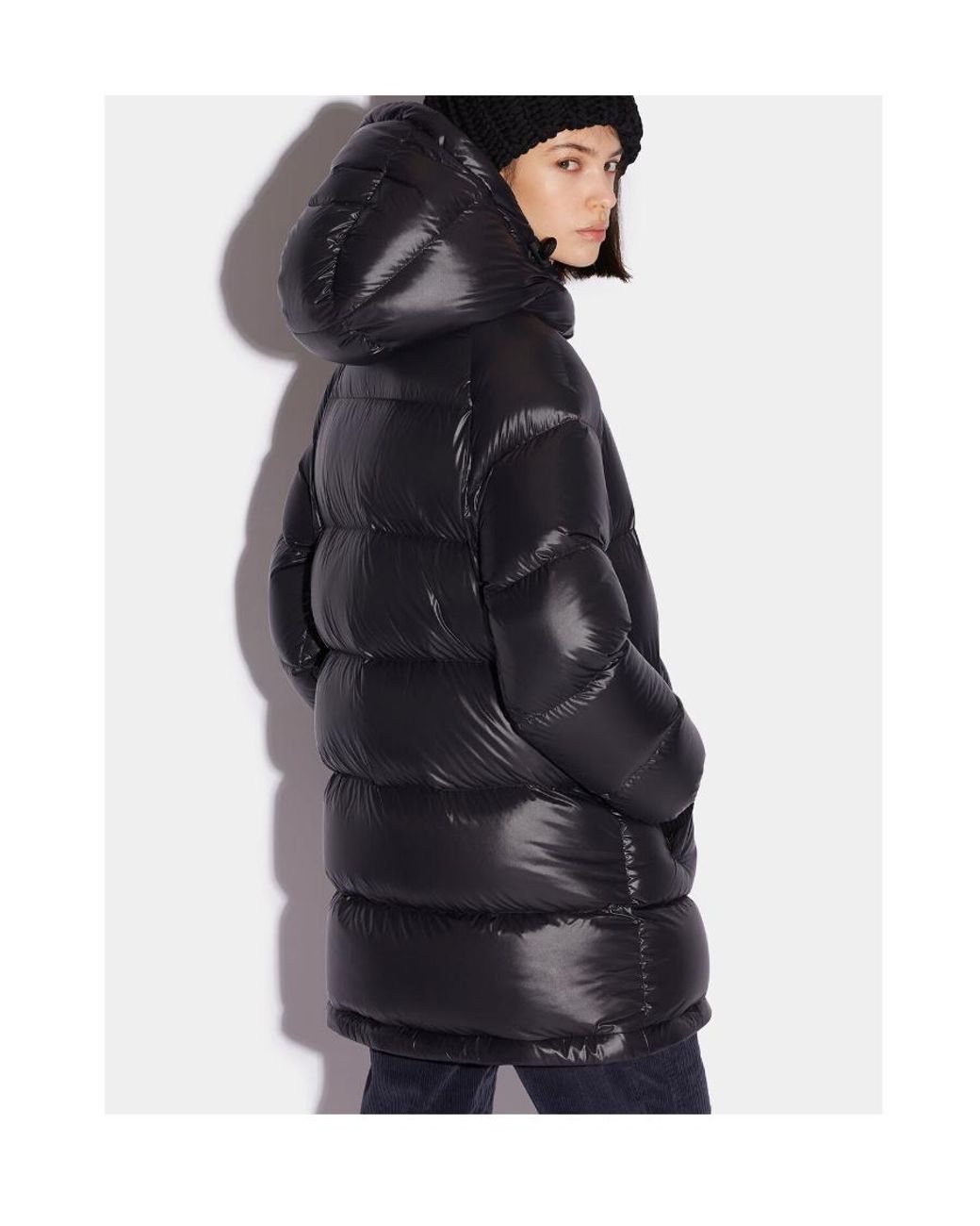 DSquared² Blue Hooded Down Jacket