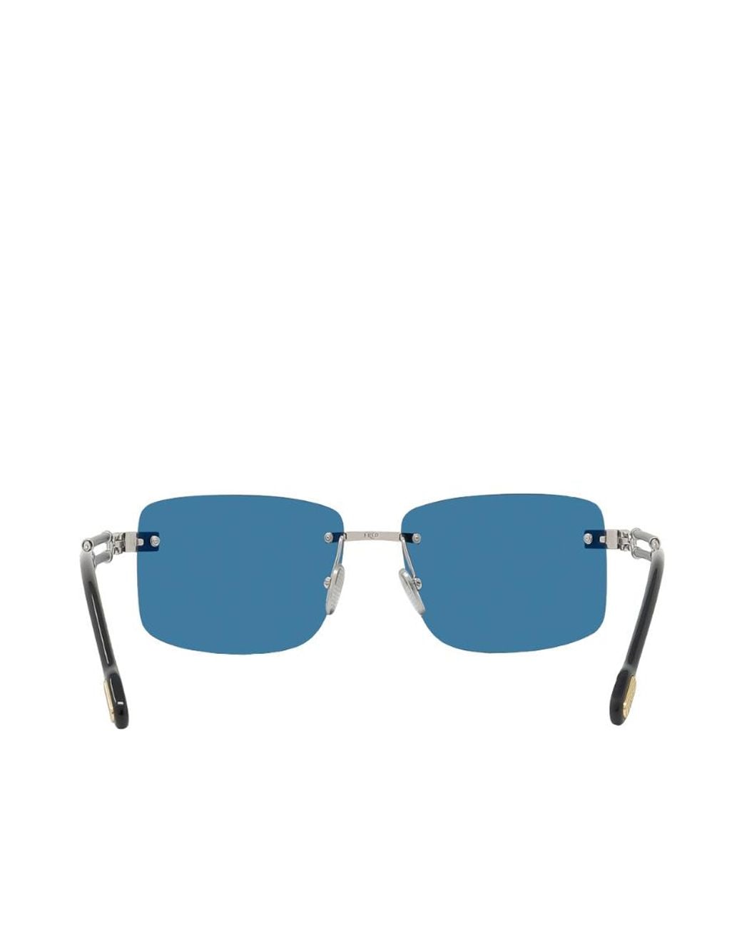 Fred Blue Force 10 Geometric Frame Sunglasses for men