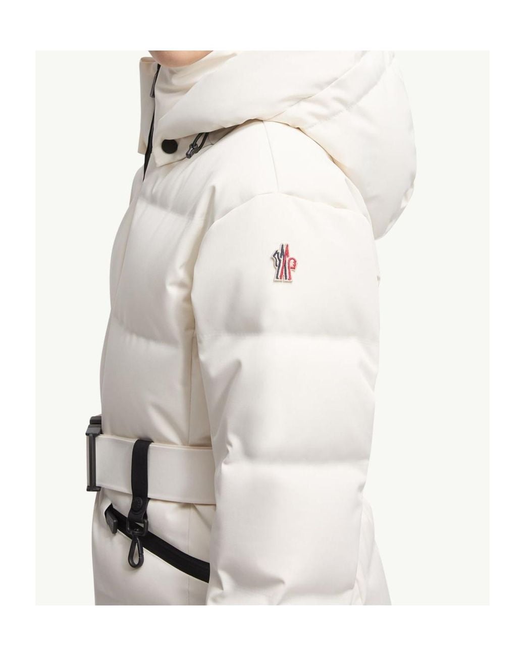 Moncler Natural Tolima Hooded Insulated Ski Jacket