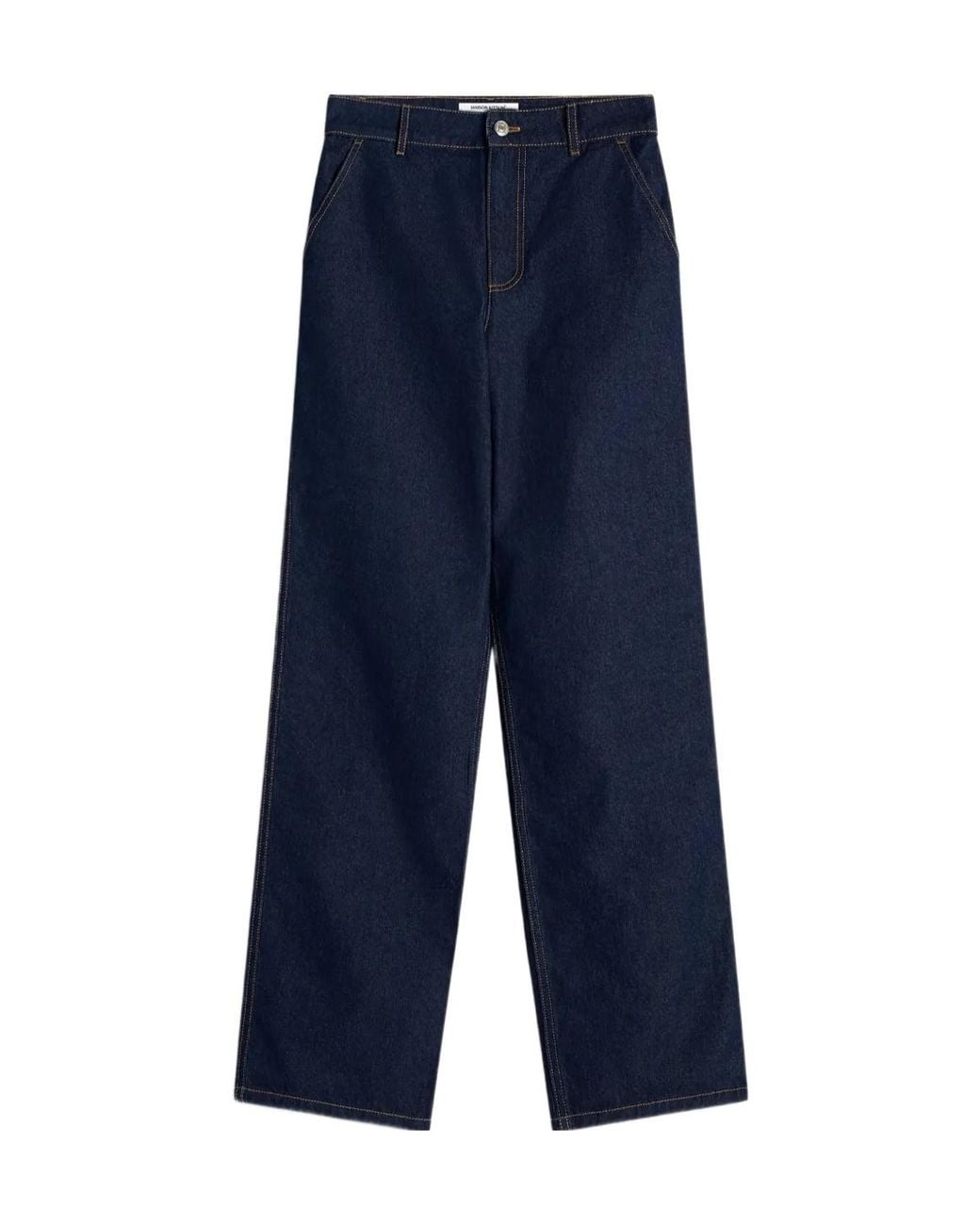Maison Kitsuné Blue Maison Kitsuné Straight Jeans for men