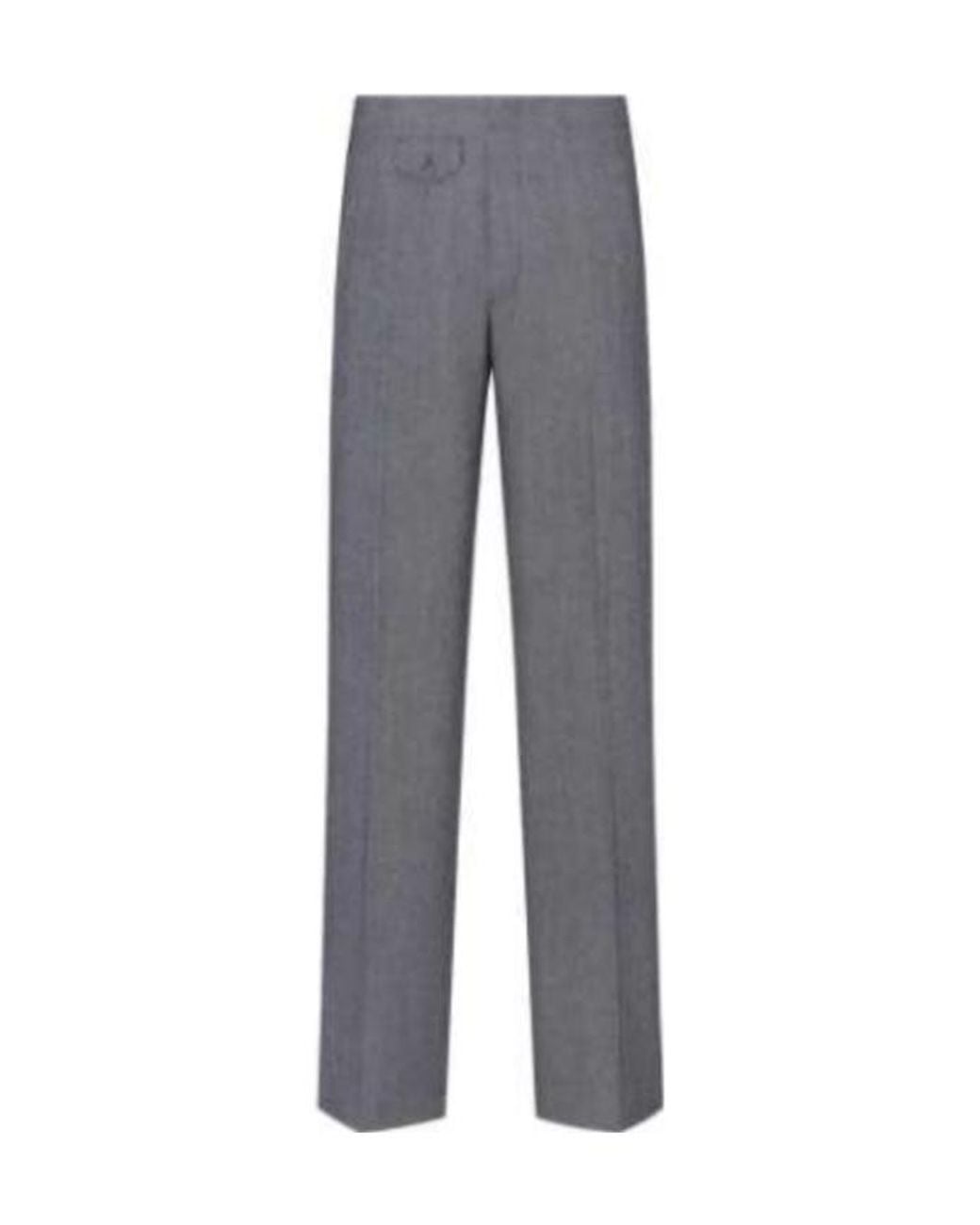 Dior Gray Loose Pants for men
