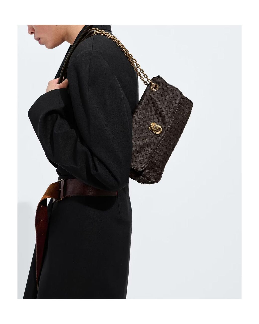 Bottega Veneta Black Small Madison