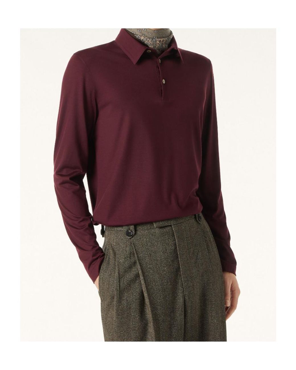 Loro Piana Purple The Gift Of Kings Como Polo for men