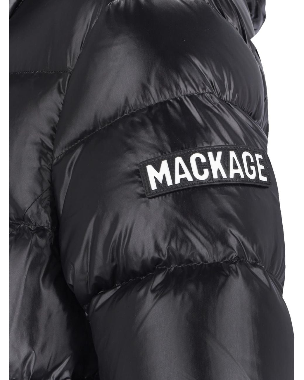 Mackage Black Madlyn Padded Zipped Jacket