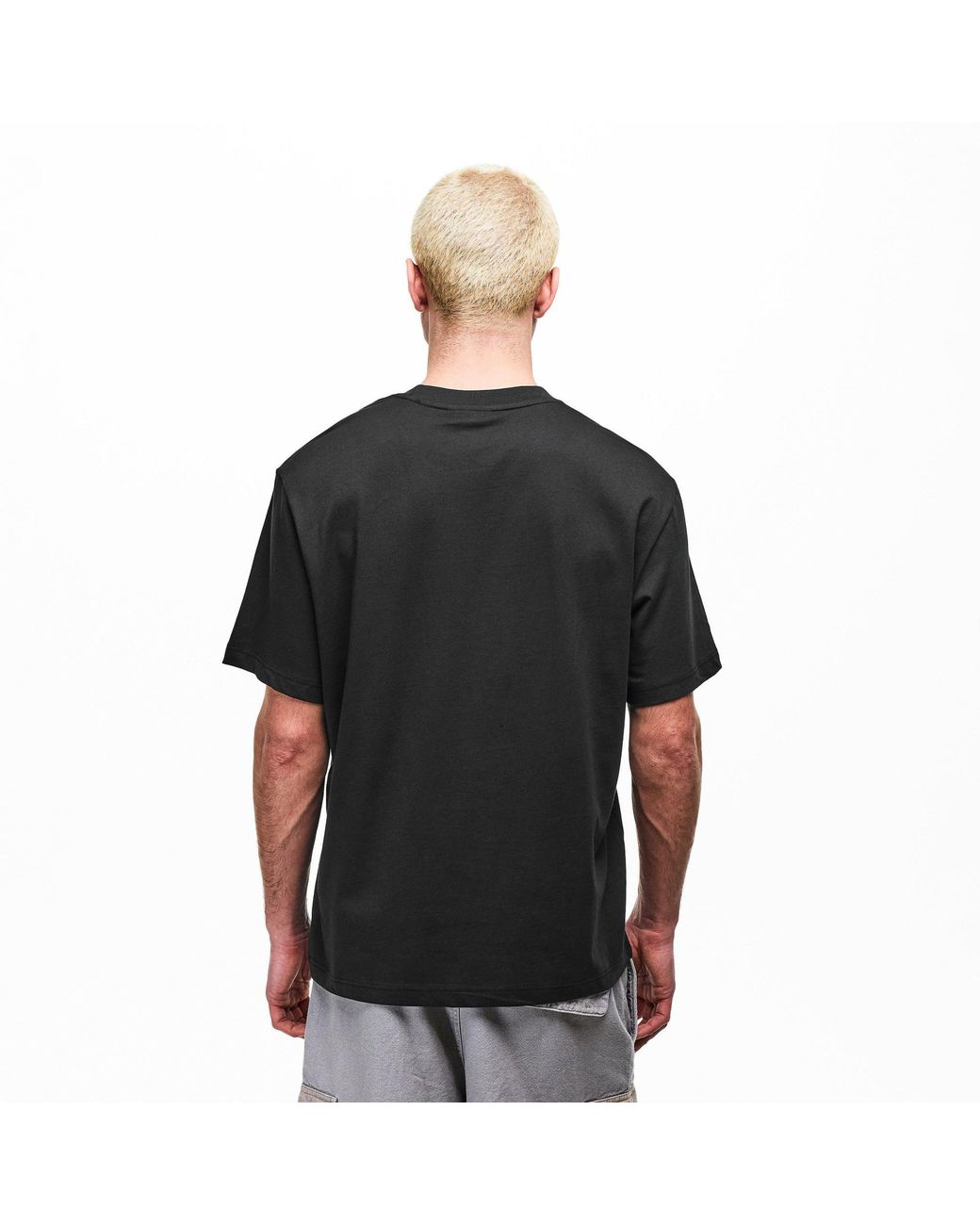 Lacoste Black Crewneck Shortsleeve Tshirt for men