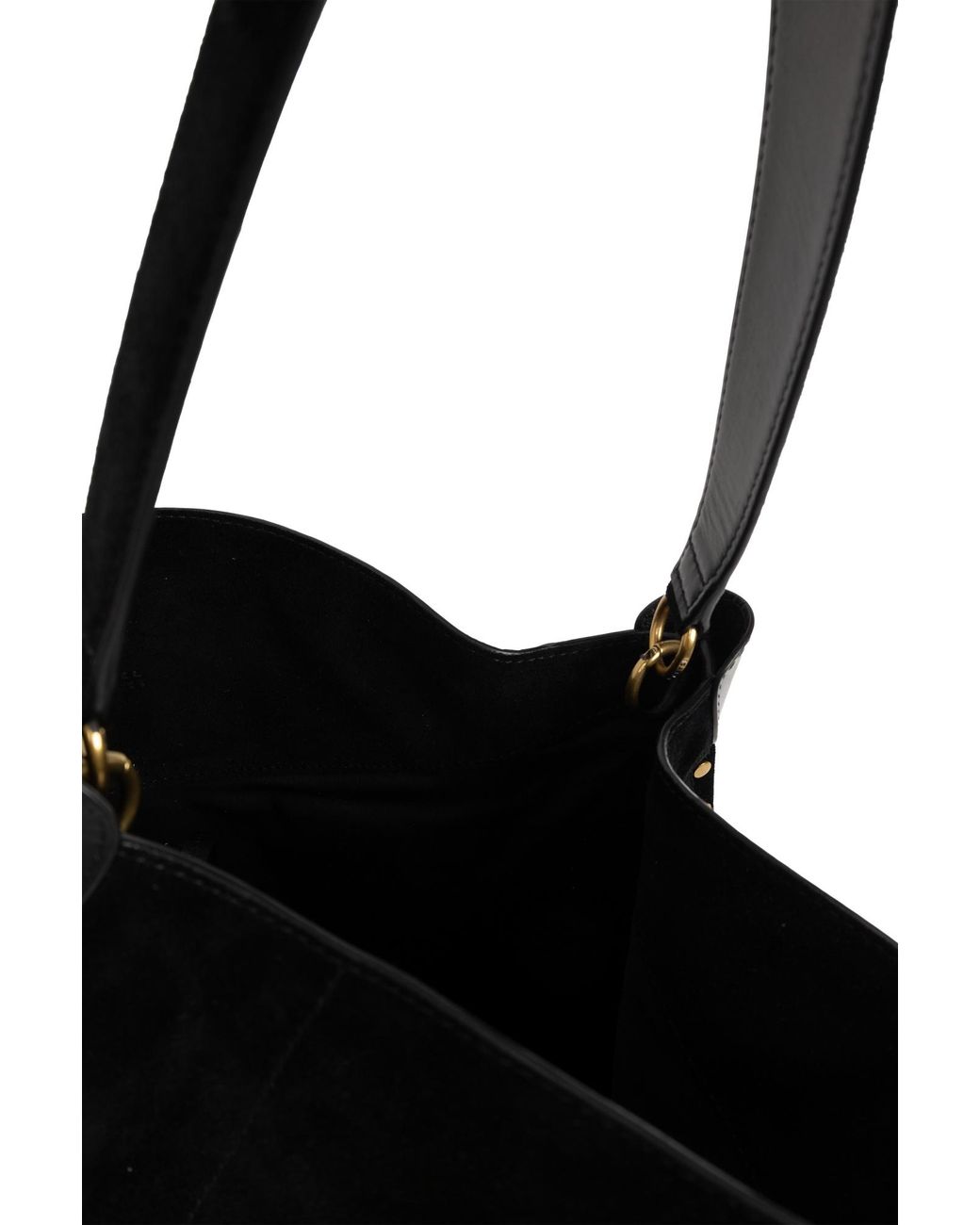 Isabel Marant Black Studded Shoulder Bag