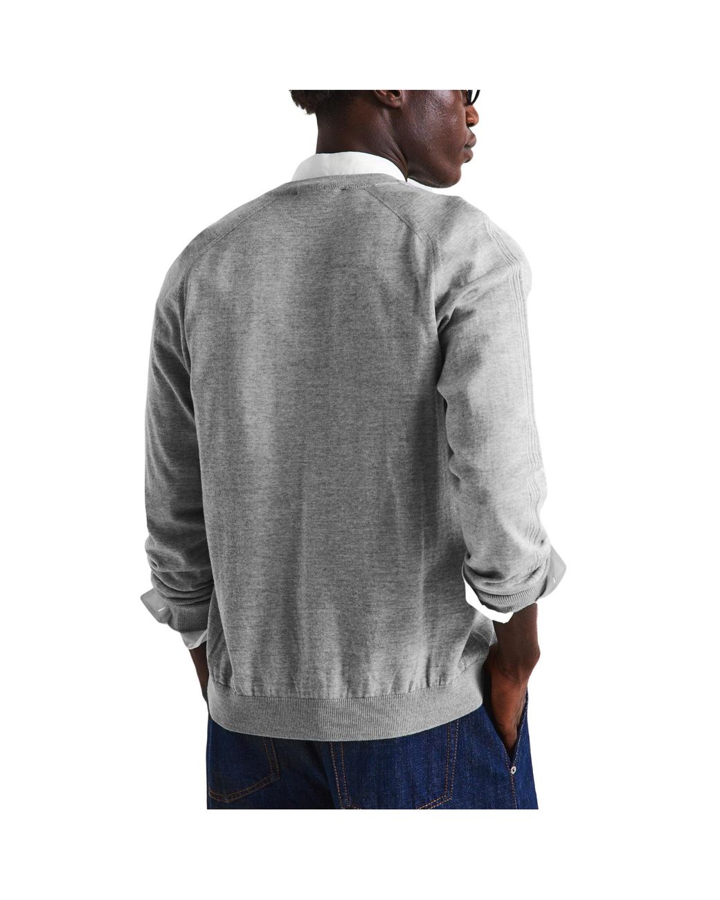 Maison Kitsuné Gray Classic Cardigan for men