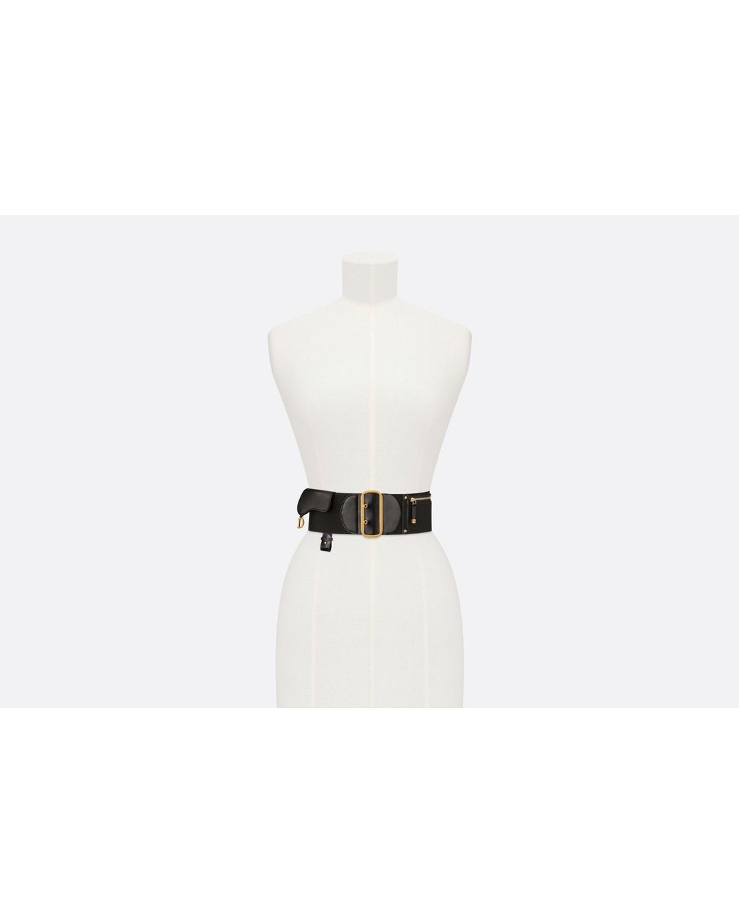 Dior Black Saddle Belt