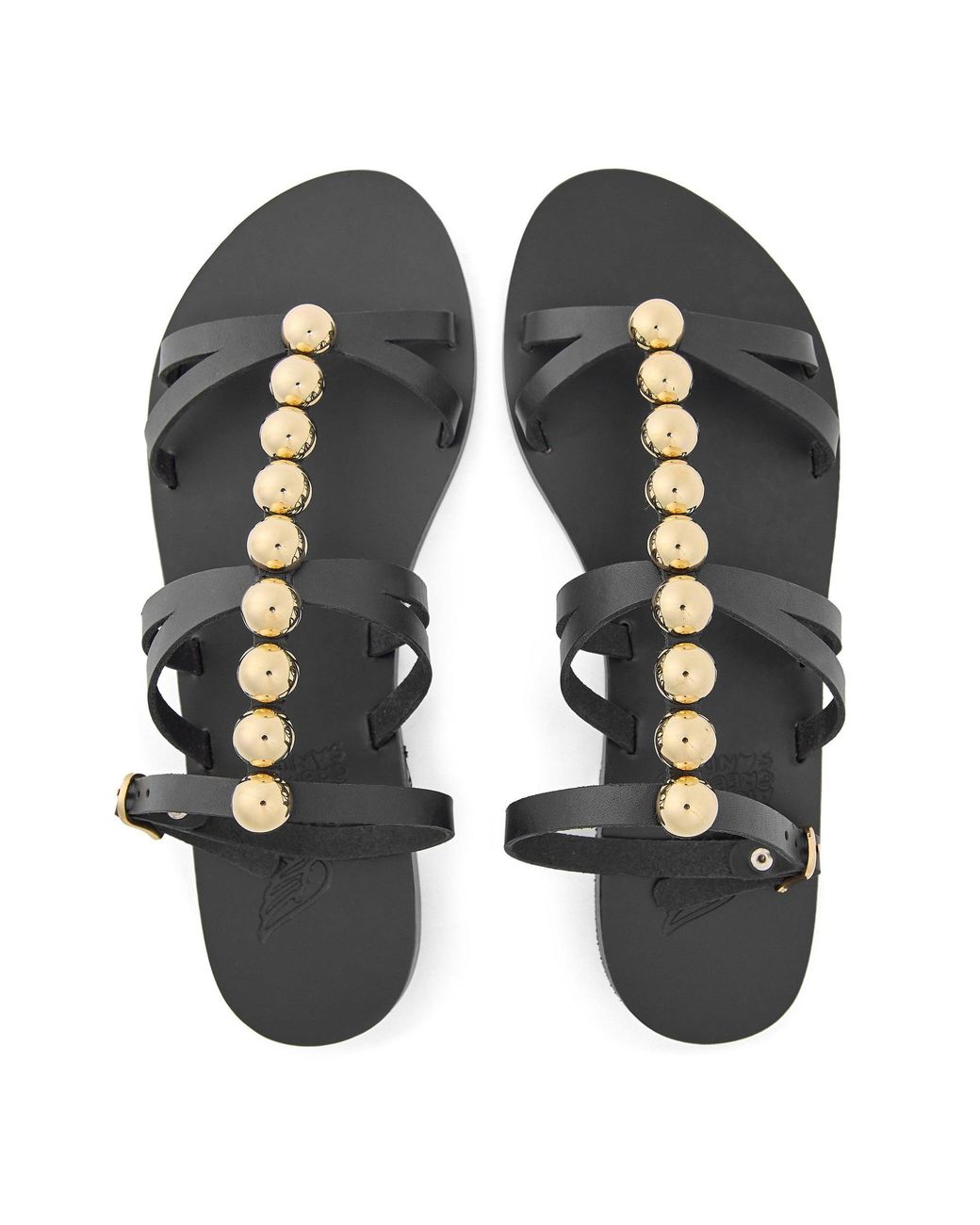 Ancient Greek Sandals Brown Lightweight Flat Sandals