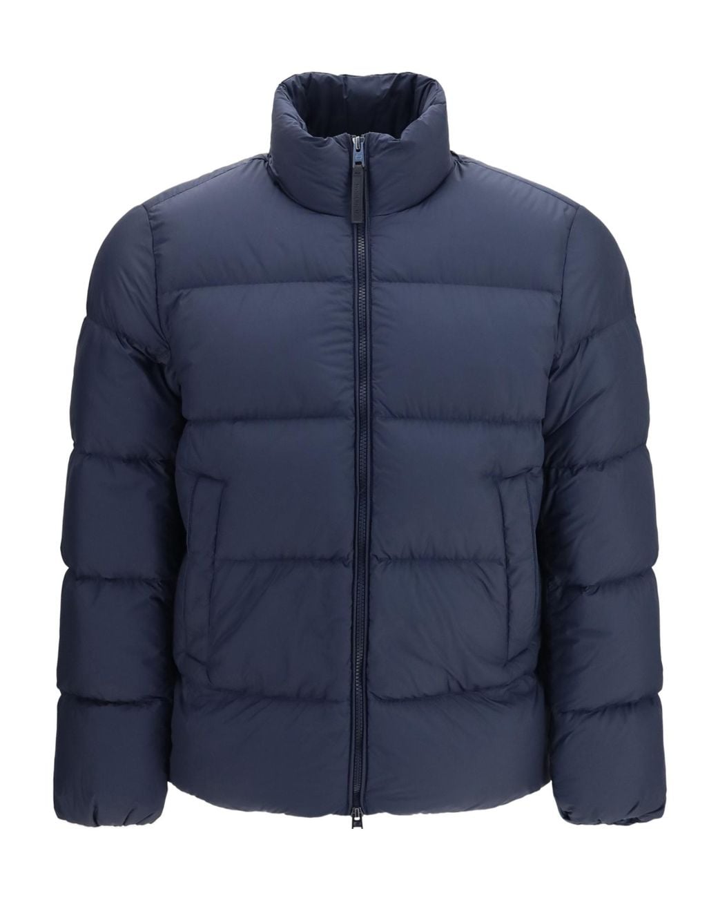 Woolrich Blue Cloud Eagle Quilted Down Jacket for men