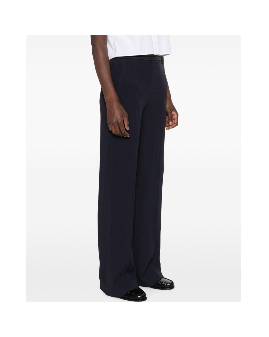 Forte_forte Blue Casual Pants With Side Pockets
