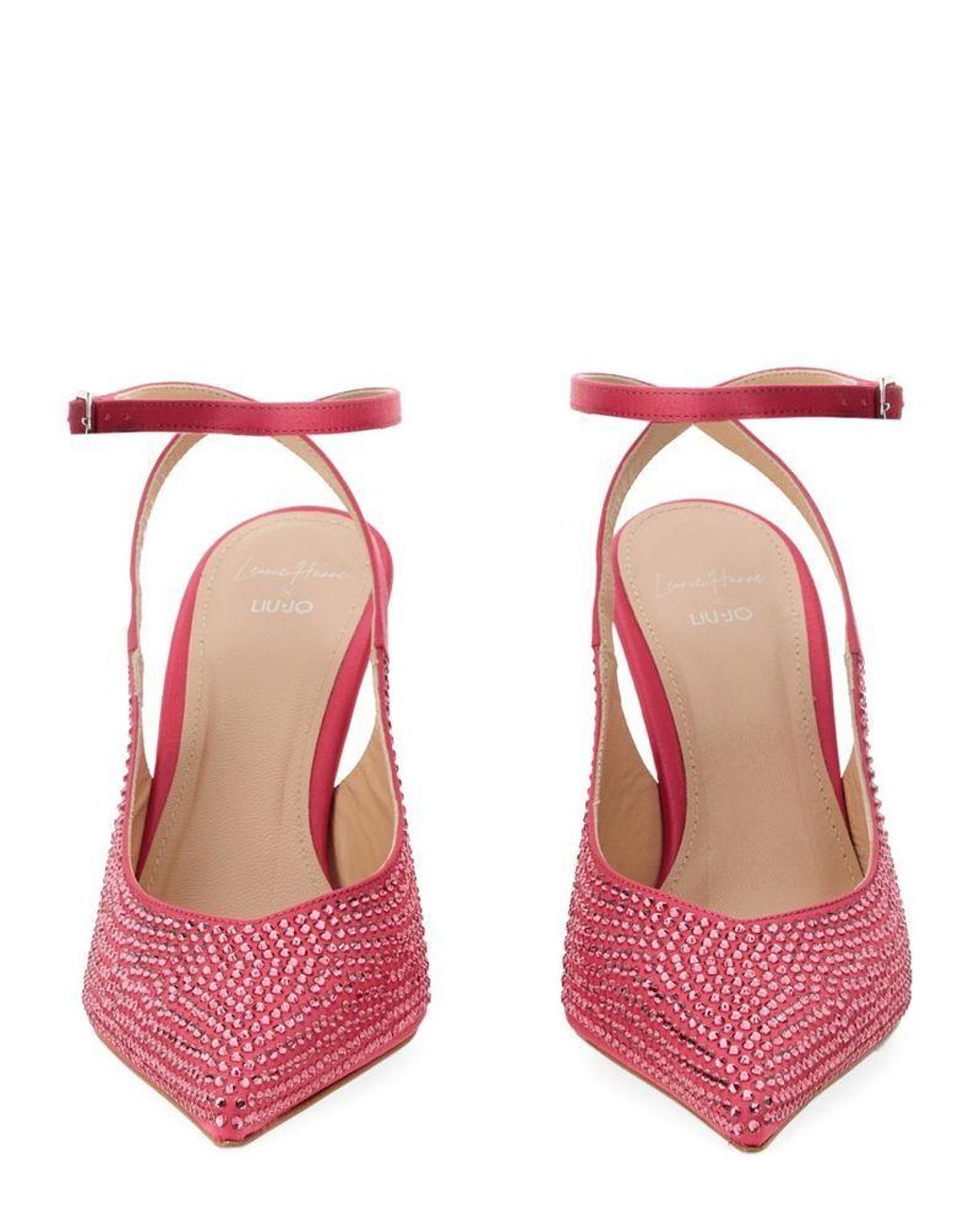 Liu Jo Pink Leonie Hanne X Embellished Slingback Pumps