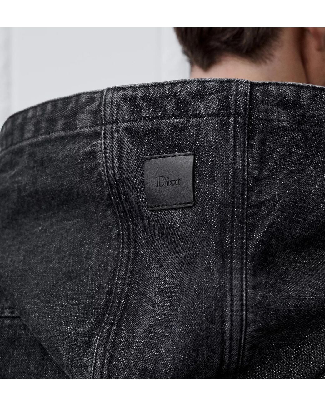 Dior Gray Hooded Jacket With Band for men