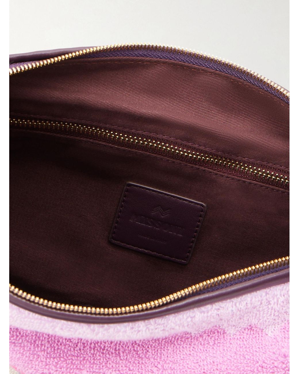 Missoni Red Striped Terry Shoulder Bag