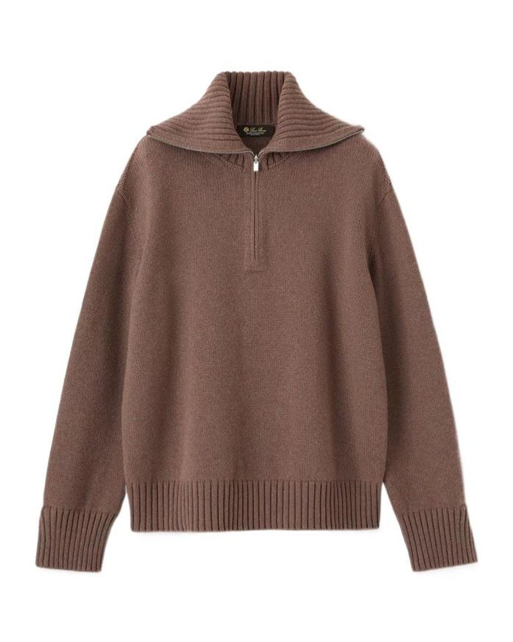 Loro Piana Brown Parksville Pullover