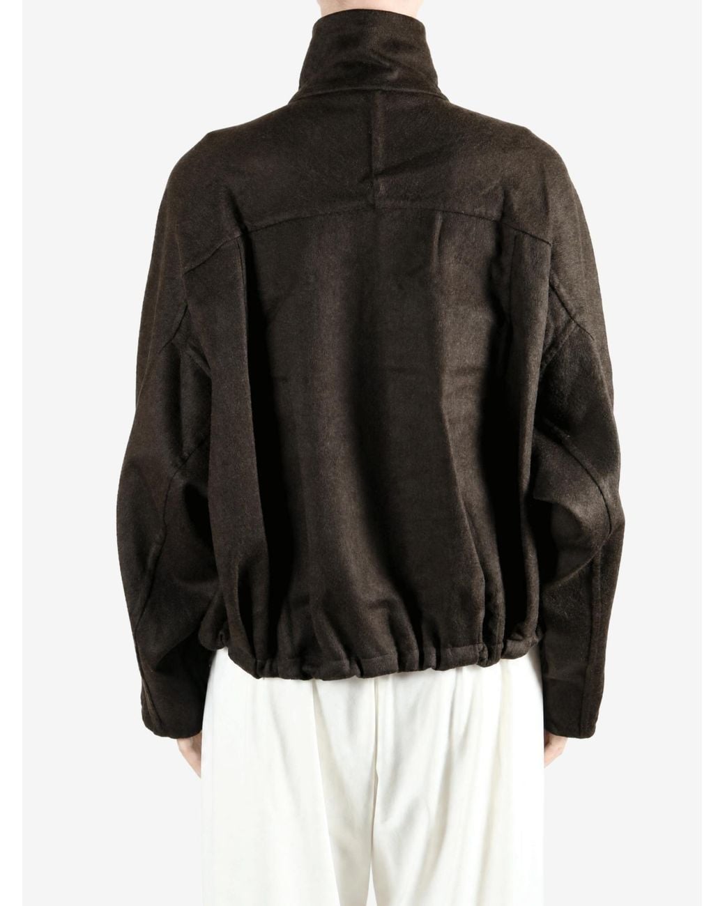 Brunello Cucinelli Brown Long-Sleeve Casual Jacket