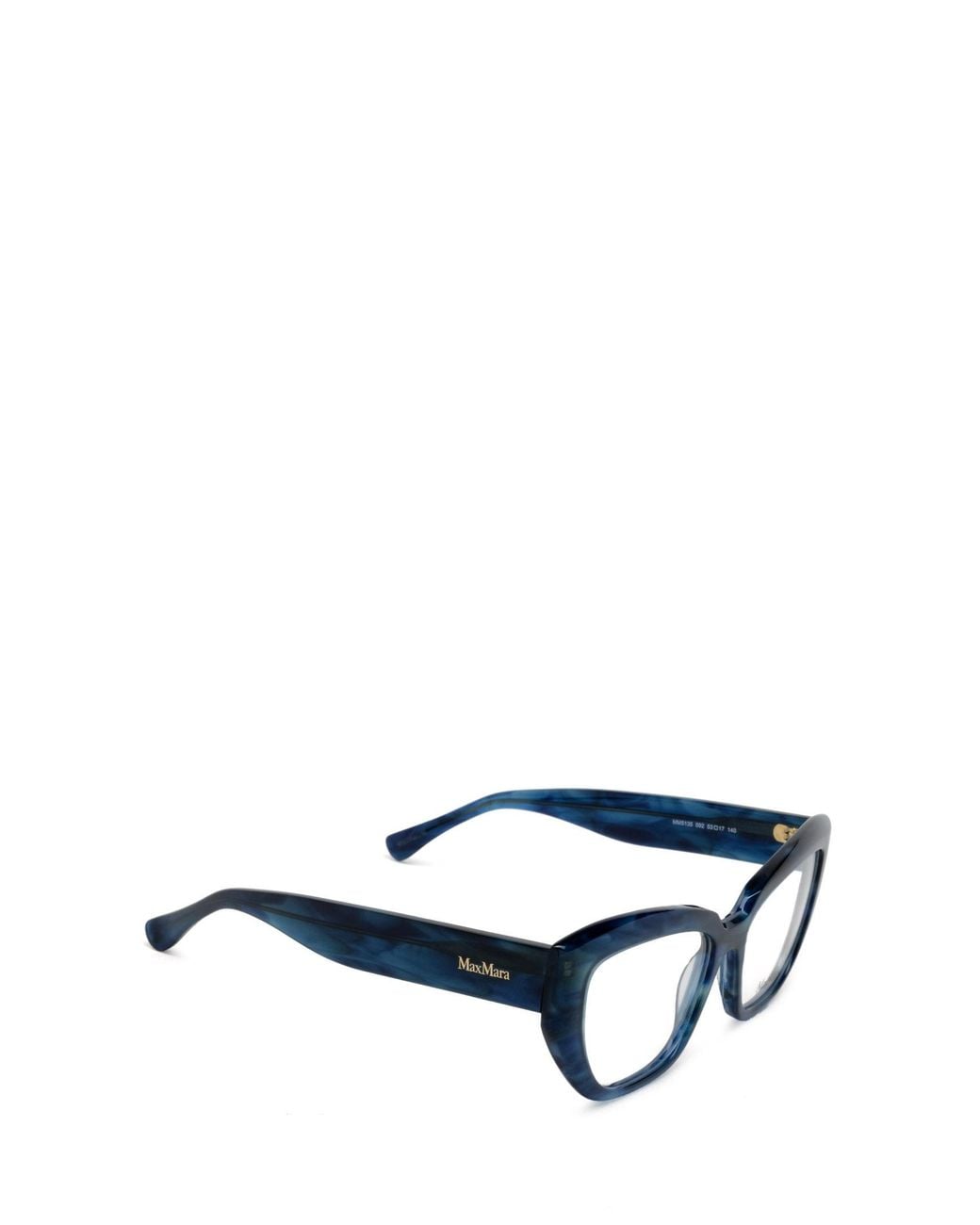 Max Mara Blue Cat-Eye Glasses