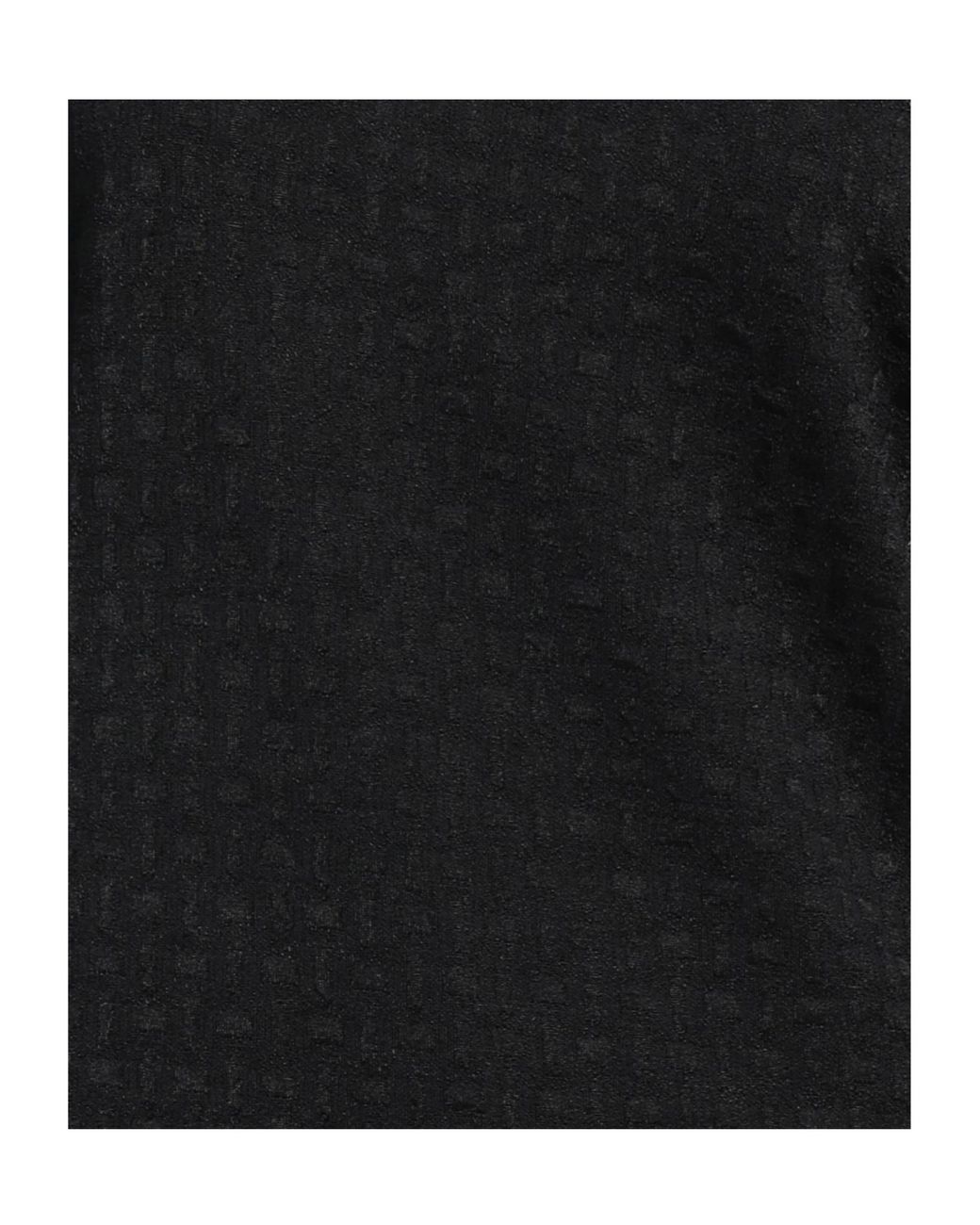 Ganni Black Crew-Neck Knitted Top