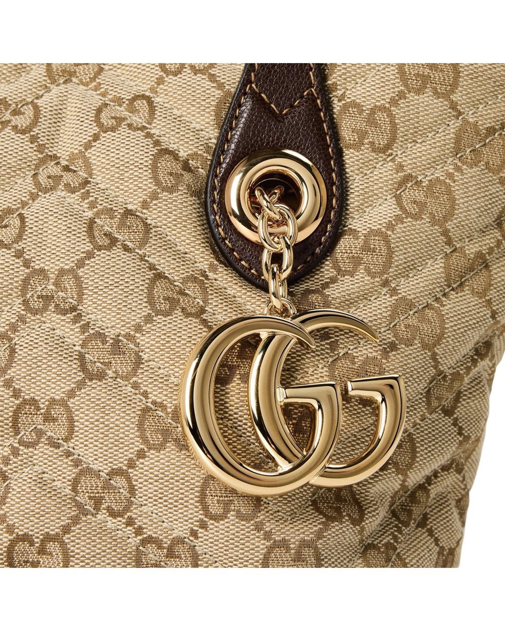 Gucci Metallic Quilted Mini Tote