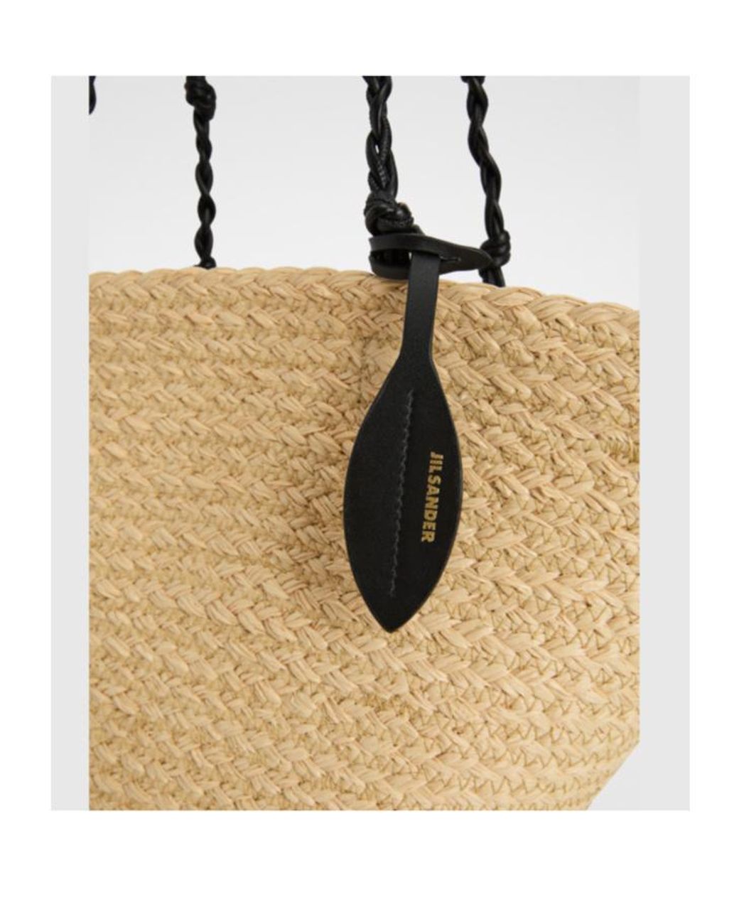 Jil Sander Natural Tangle Small Bucket Bag