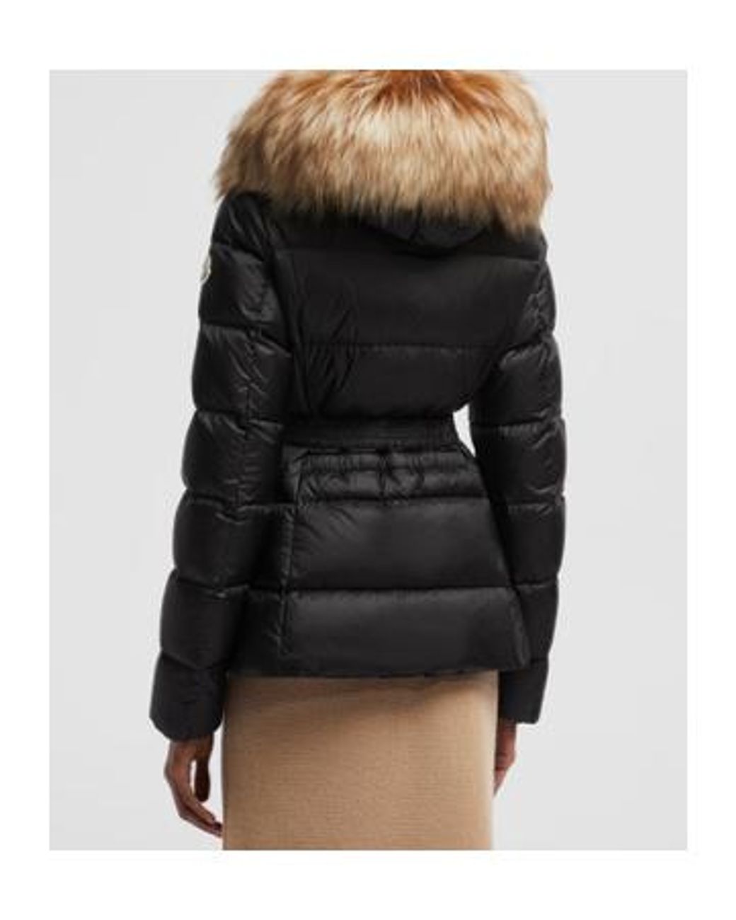 Moncler Black Boed Short Down Jacket