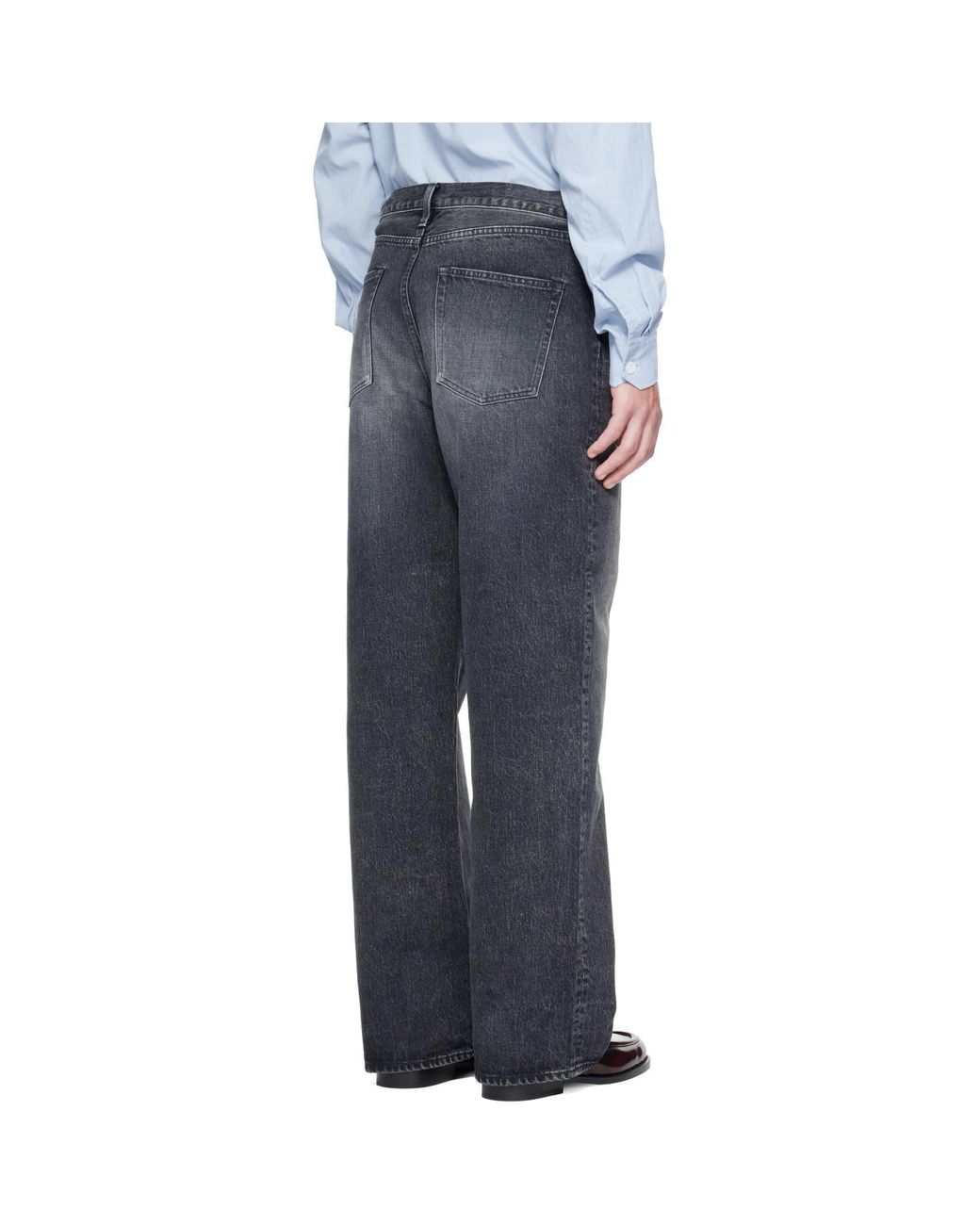 Ssstein Gray Loose Fit Jeans for men