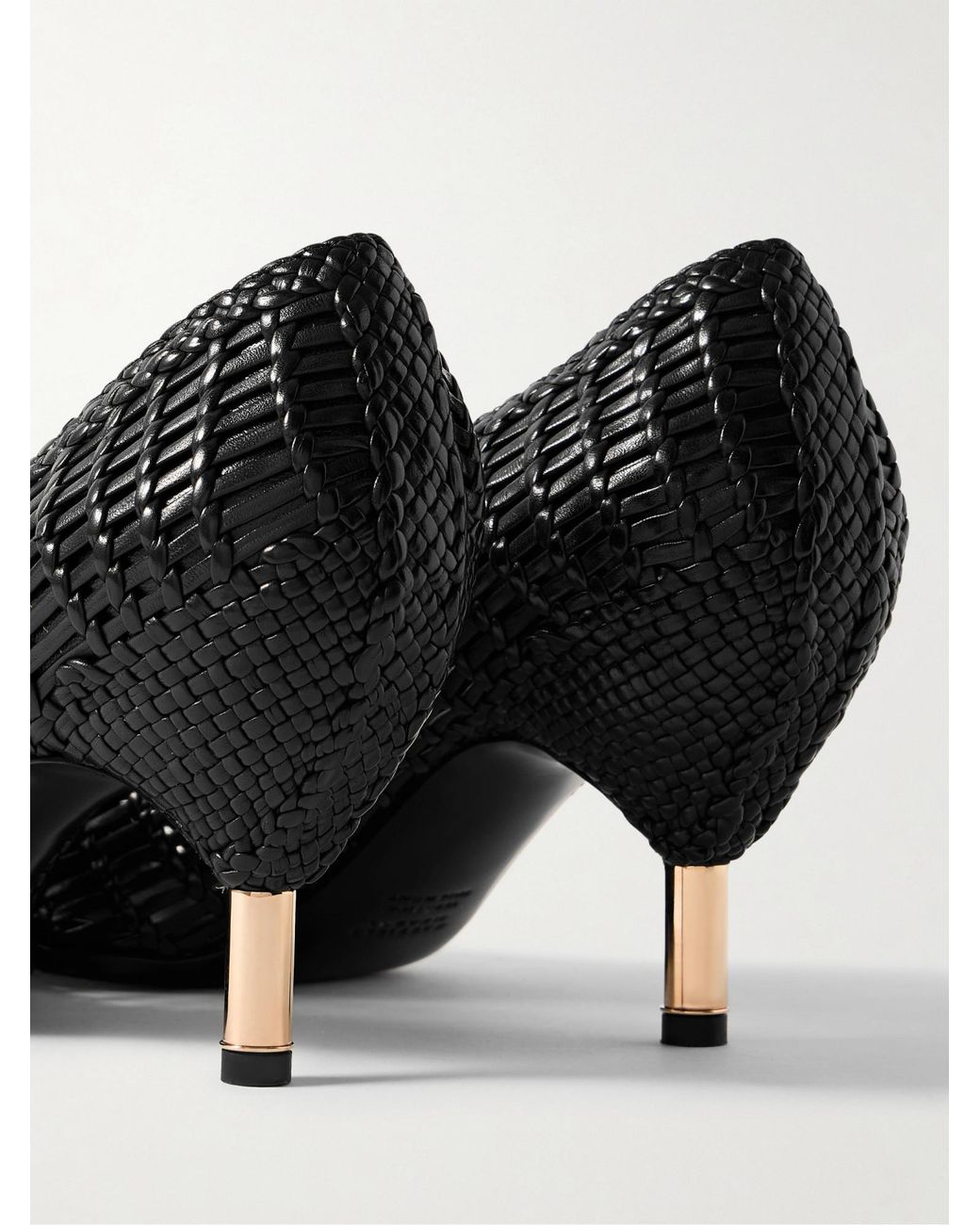 Gabriela Hearst Black Braided High Heels