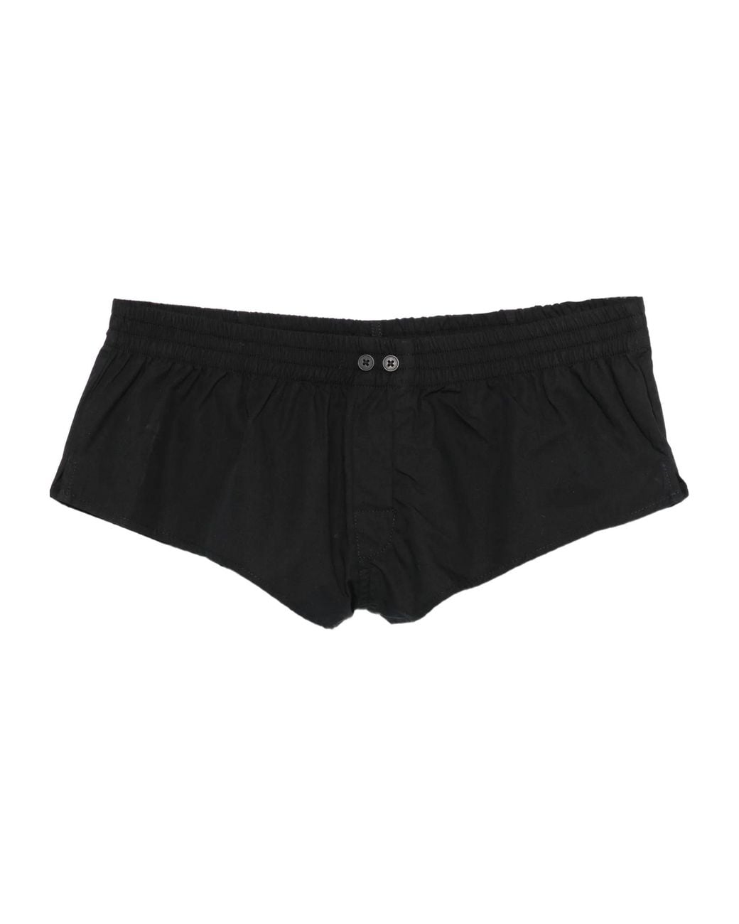 Entire studios Black Elastic Waist Shorts