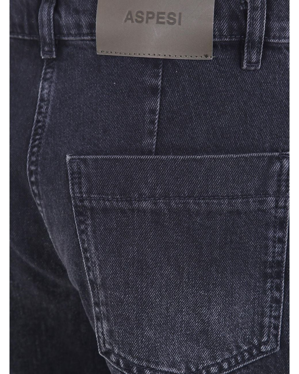 Aspesi Blue Wide-Leg Jeans