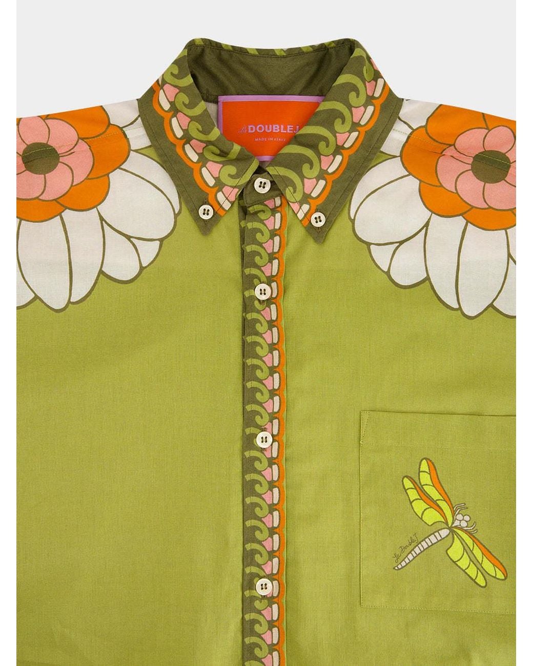 LaDoubleJ Green Anemone Ghirlanda Boxy-Fit Shirt