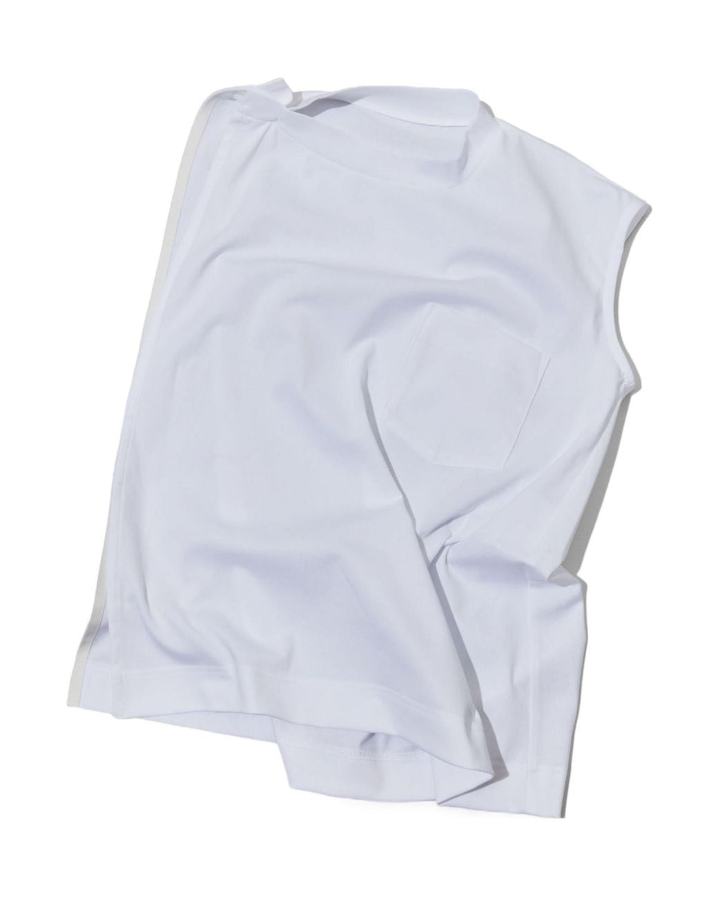 Sacai Blue Asymmetrical T-Shirt