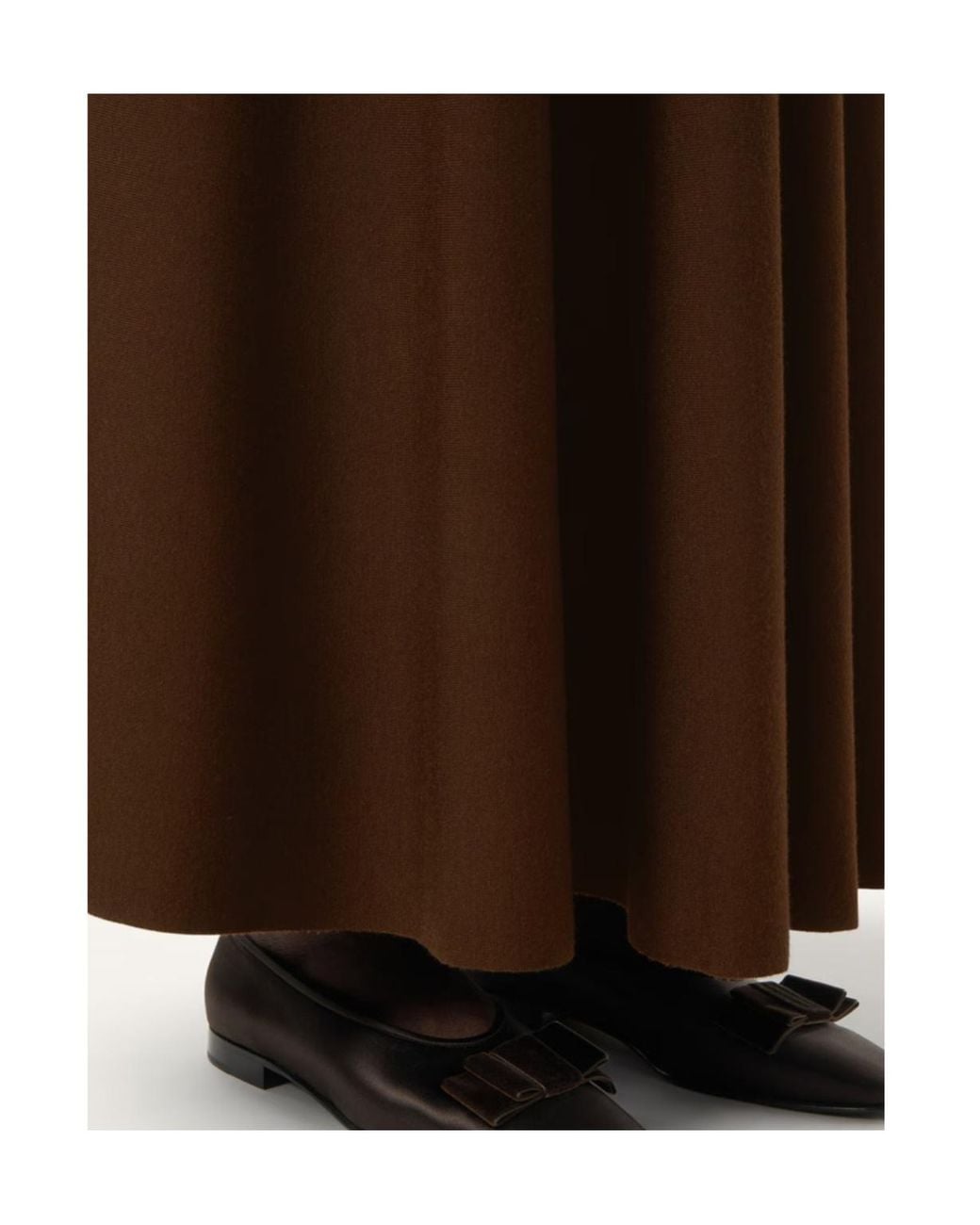 Loro Piana Brown Marigold Skirt